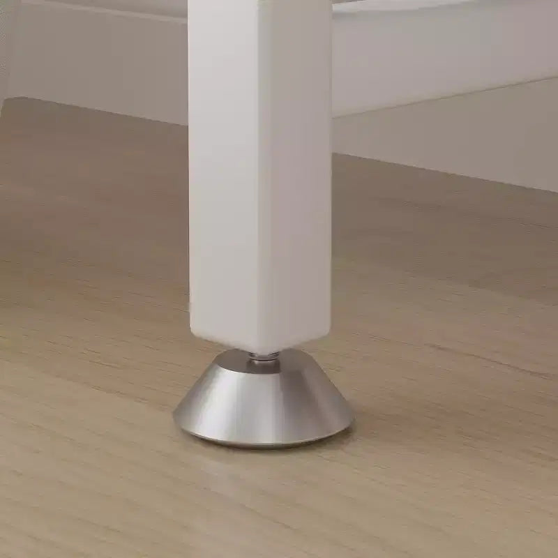 Appendiabiti aperto, guardaroba autoportante resistente con 5 ripiani e asta appendiabiti per piccoli spazi, rovere/bianco
