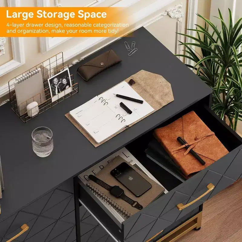 Cassettiera a 8 cassetti con organizer per soggiorno, camera da letto, corridoio