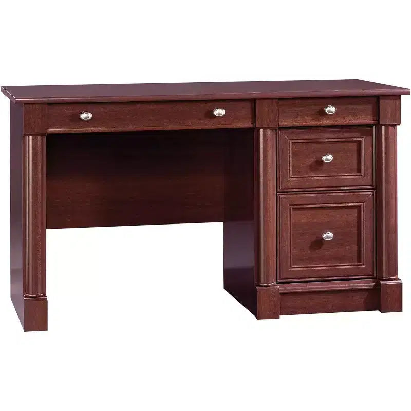 HomeStock Palladia Scrivania Direzionale Marrone 23.5P x 53.12L x 30A Pannello a Scomparsa 144 lbs