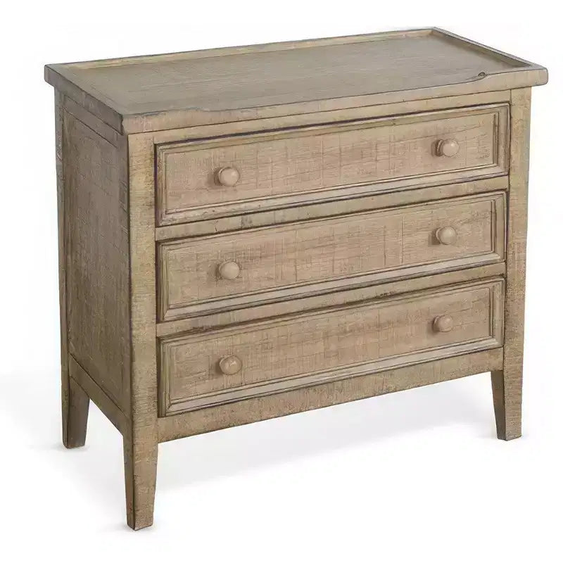 Tavolino da salotto Royal Hampton 28 | 3 cassetti con pomelli rotondi | Legno di mogano