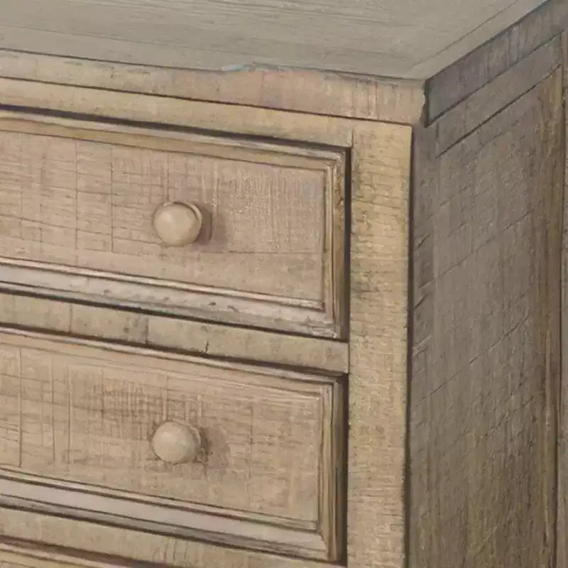 Tavolino da salotto Royal Hampton 28 | 3 cassetti con pomelli rotondi | Legno di mogano