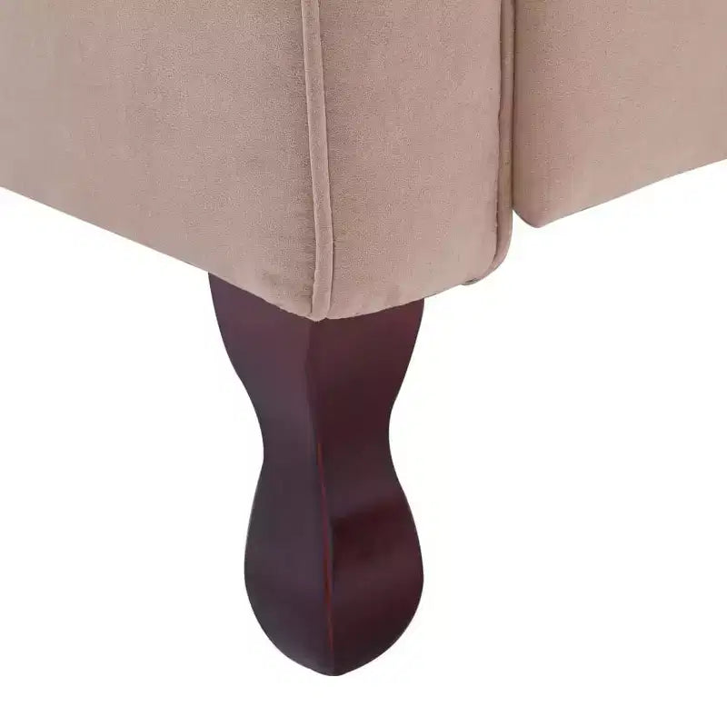 VidaXL Poltrona Reclinabile in Tessuto Crema - Comoda Poltrona Reclinabile Regolabile con Morbida Imbottitura in Spugna e Robuste Gambe in Legno per Soggiorno - Bianco