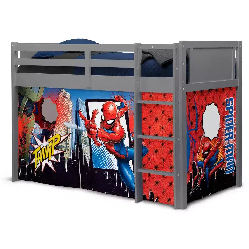 Tenda da letto Spider-Man per letto a soppalco