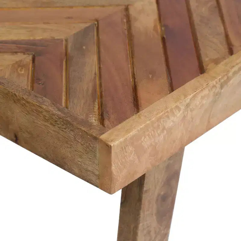 Panca Boho fatta a mano in legno di mango