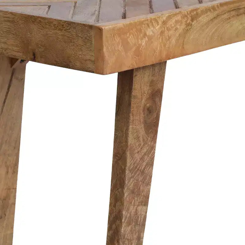 Panca Boho fatta a mano in legno di mango
