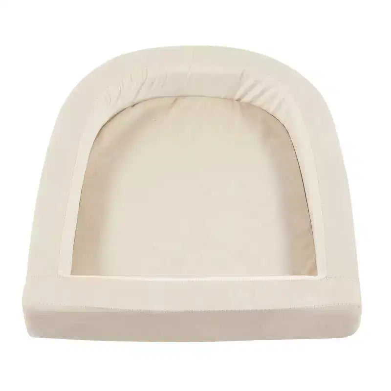 Poltrona d'accento con spazio per animali domestici, poltrona lounge moderna 2 in 1, poltrona a barilotto imbottita con base rimovibile per soggiorno ufficio
