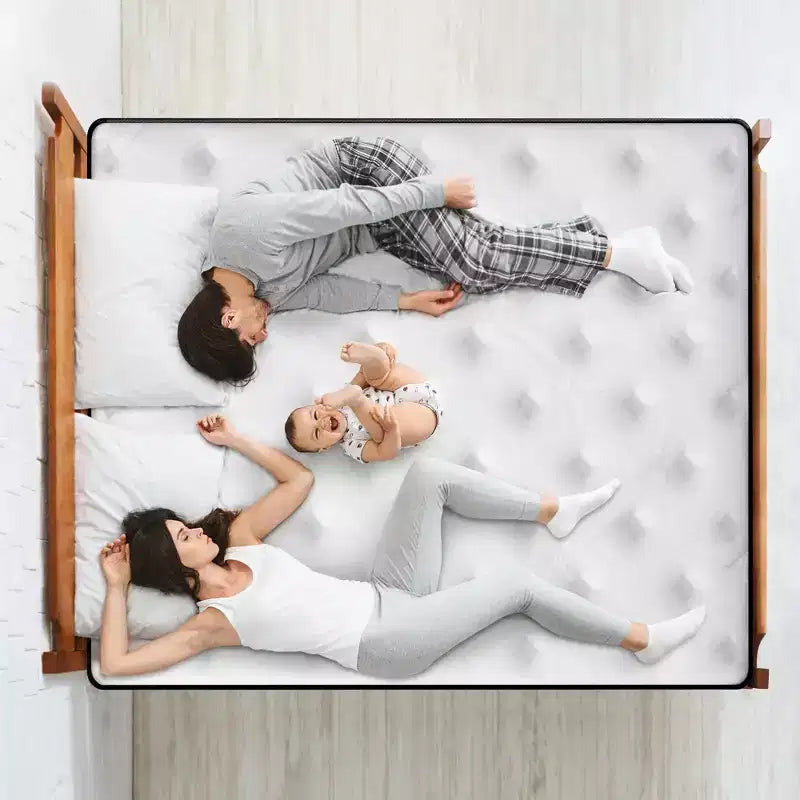 Materasso Queen Size, Materasso King in Memory Foam Gel da 14 Pollici per Notti Fresche e Sollievo dalla Pressione, Sensazione di Morbidezza Media con Isolamento del Movimento