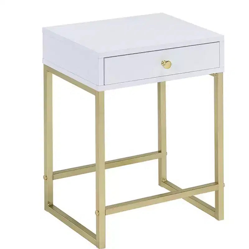 Tavolino, Bianco e Oro