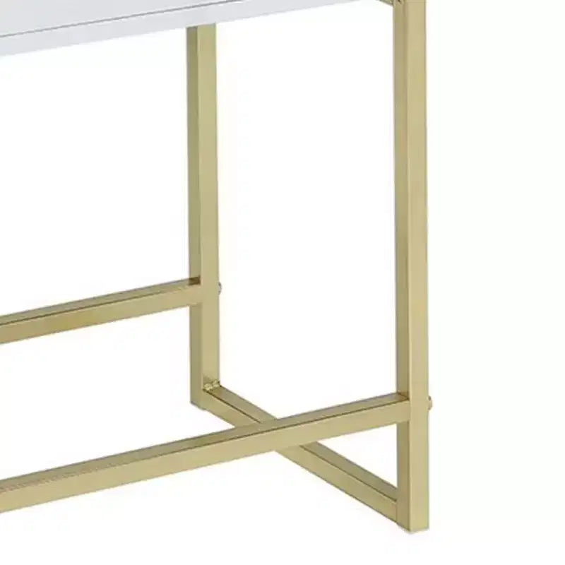 Tavolino, Bianco e Oro