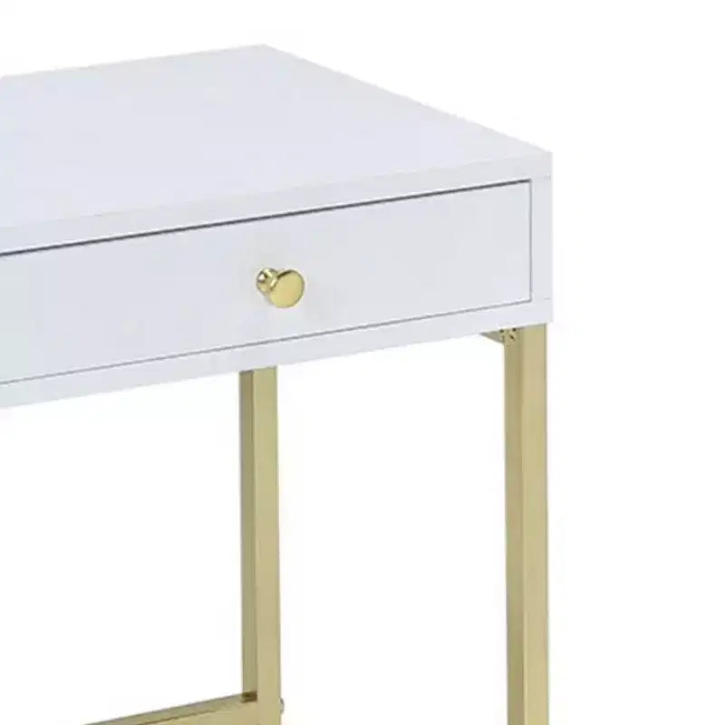 Tavolino, Bianco e Oro