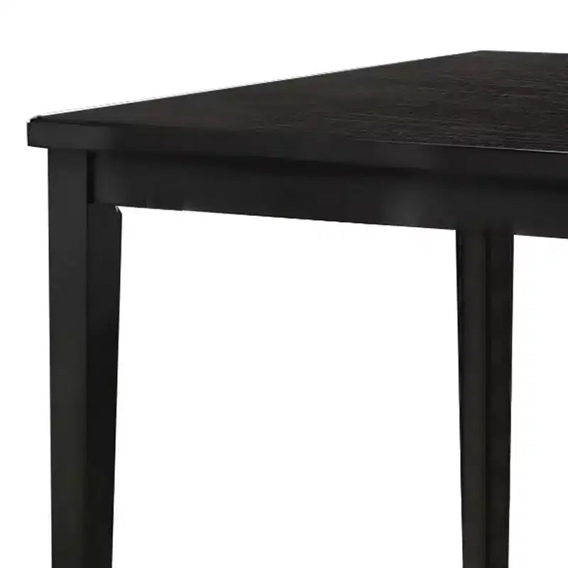 Tavolo ad Altezza Bancone, Piano Rettangolare da 122 cm, Noce Scuro
