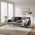 Homy Casa Convertible Sleeper Sofa Bed with Cup Holder & Drop-Down Table,for Living Room