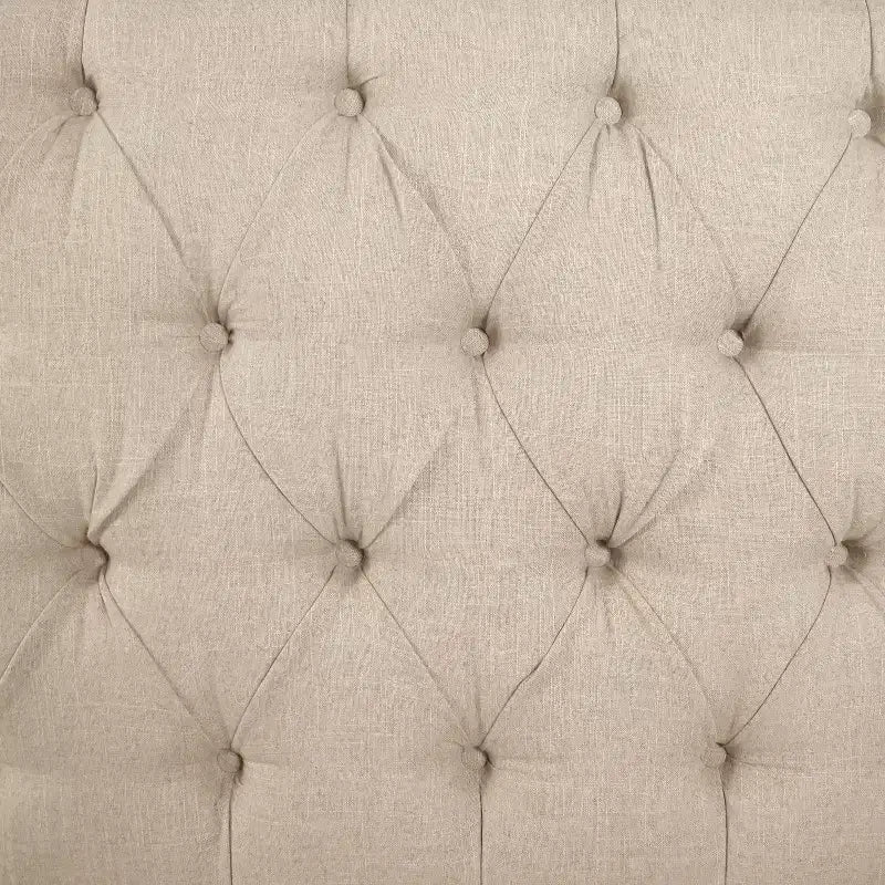 Skyline Furniture Testata a tutta altezza imbottita capitonnè con borchie decorative
