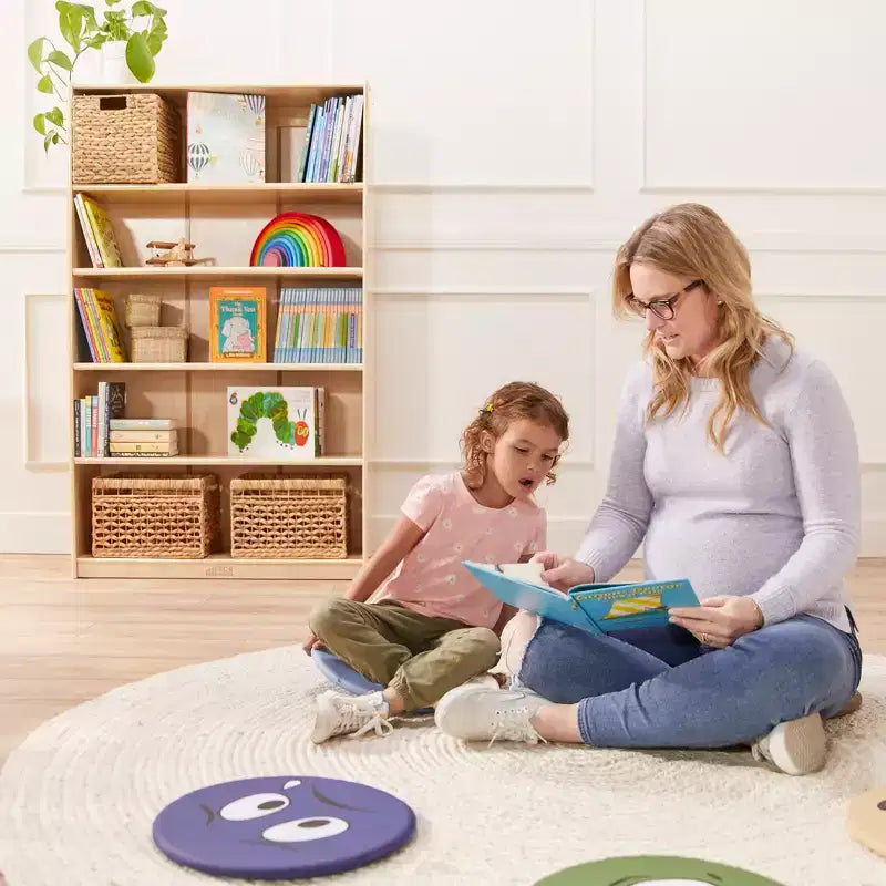 ECR4Kids Scaffale Classico in Legno con Ripiani Regolabili, 152 cm, Libreria per Aula