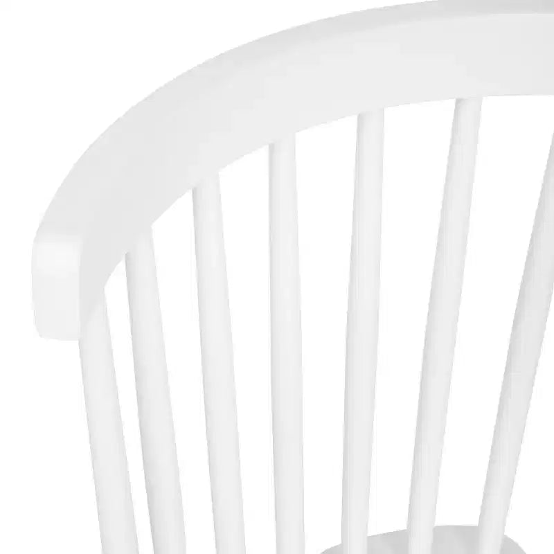 Flash Furniture Ingrid Set di 2 Sedie da Pranzo Windsor per Uso Commerciale, Sedie da Pranzo per Ristorante Senza Braccioli con Schienale a Fuso in Legno Massello