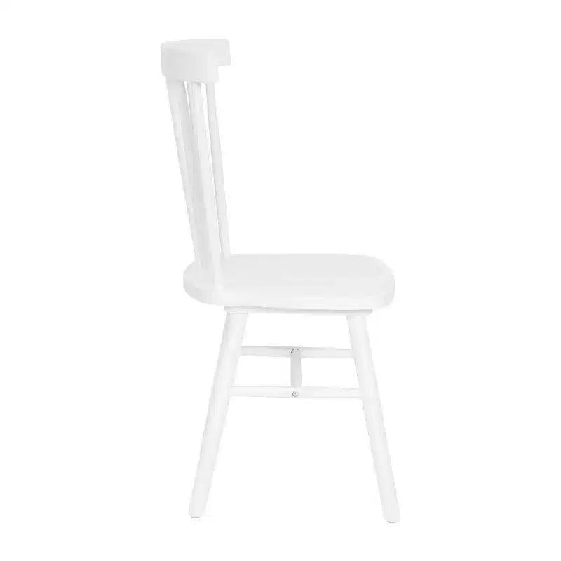 Flash Furniture Ingrid Set di 2 Sedie da Pranzo Windsor per Uso Commerciale, Sedie da Pranzo per Ristorante Senza Braccioli con Schienale a Fuso in Legno Massello