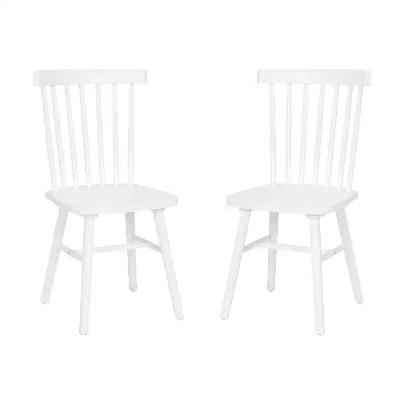 Flash Furniture Ingrid Set di 2 Sedie da Pranzo Windsor per Uso Commerciale, Sedie da Pranzo per Ristorante Senza Braccioli con Schienale a Fuso in Legno Massello